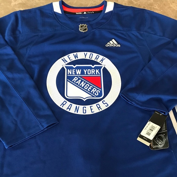 adidas Shirts | Adidas New York Rangers Authentic Practice Jersey ... adidas Shirts | Adidas New York Rangers Authentic Practice Jersey ...